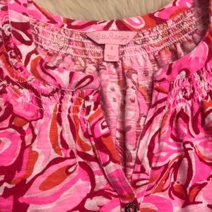 Lilly Pulitzer Tops - Lilly Pulitzer mango salsa Essie top small Lilly Pulitzer Tops - Lilly Pulitzer mango salsa Essie top small